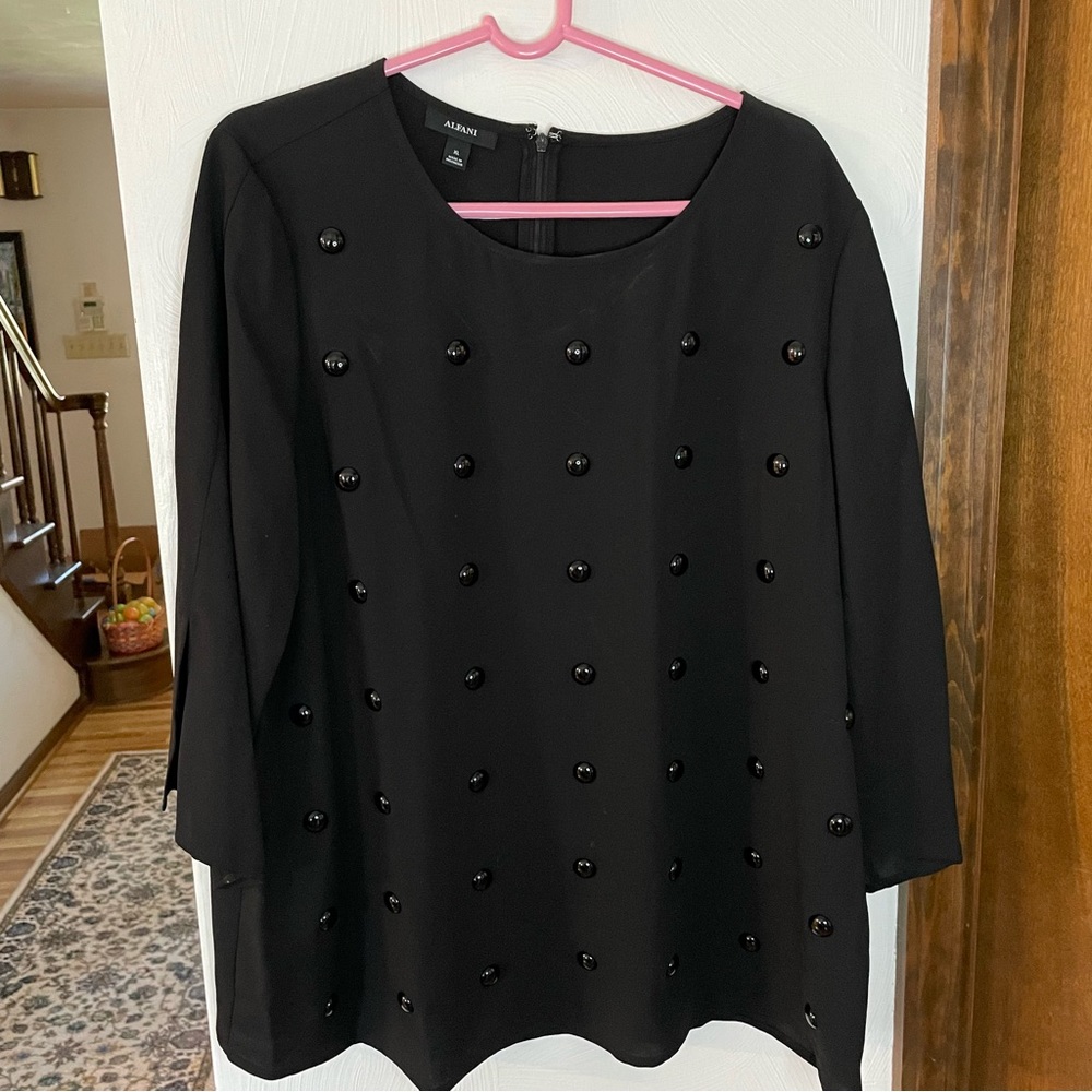Black Alfani Blouse